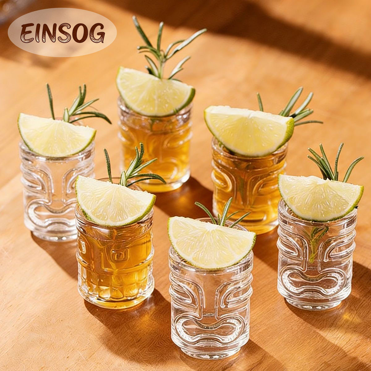 Espresso Shot Glass - 6Pcs Shot Glasses With Three Different