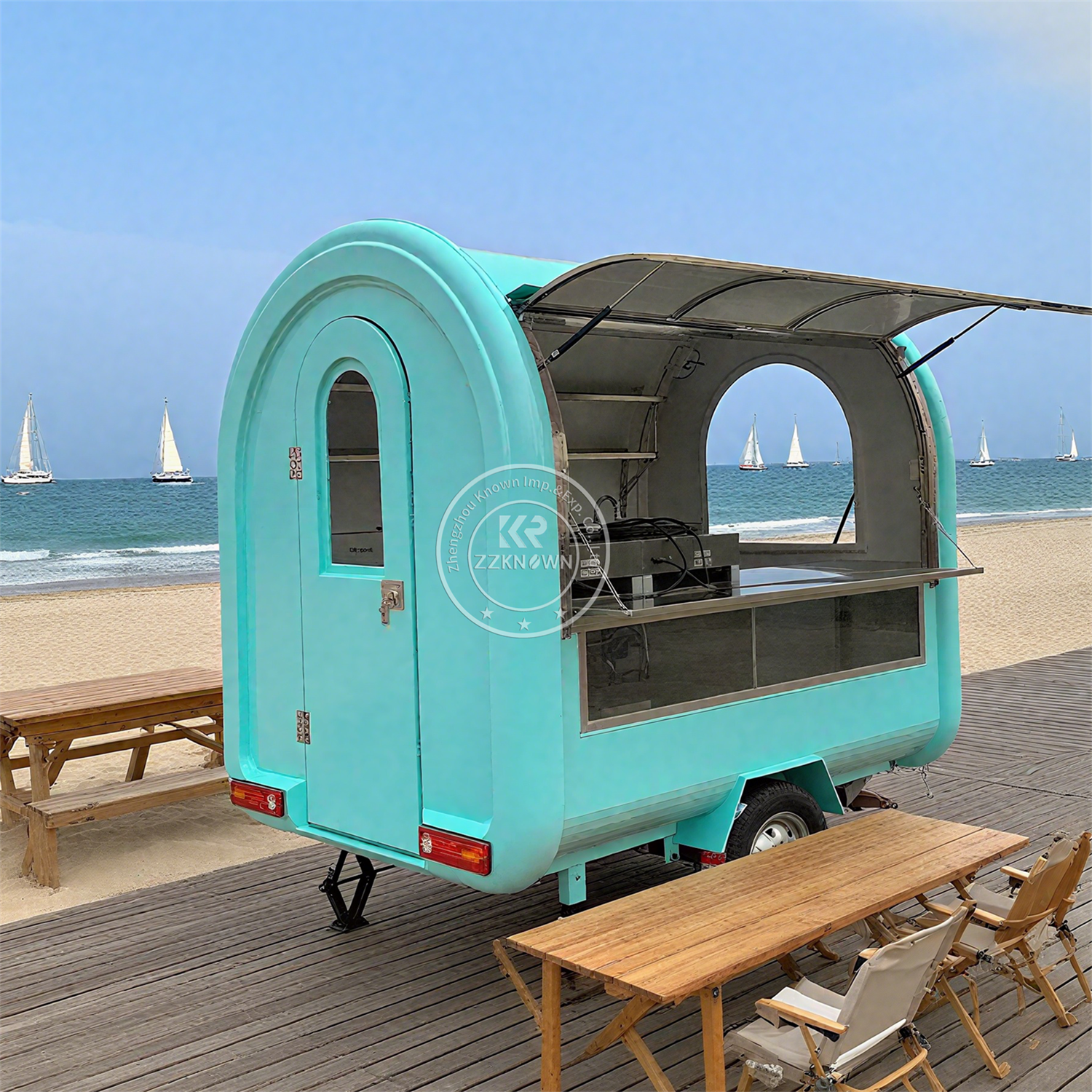 Mobile Coffee Van Equipment - Commercial Street Concession Food Trailer Van