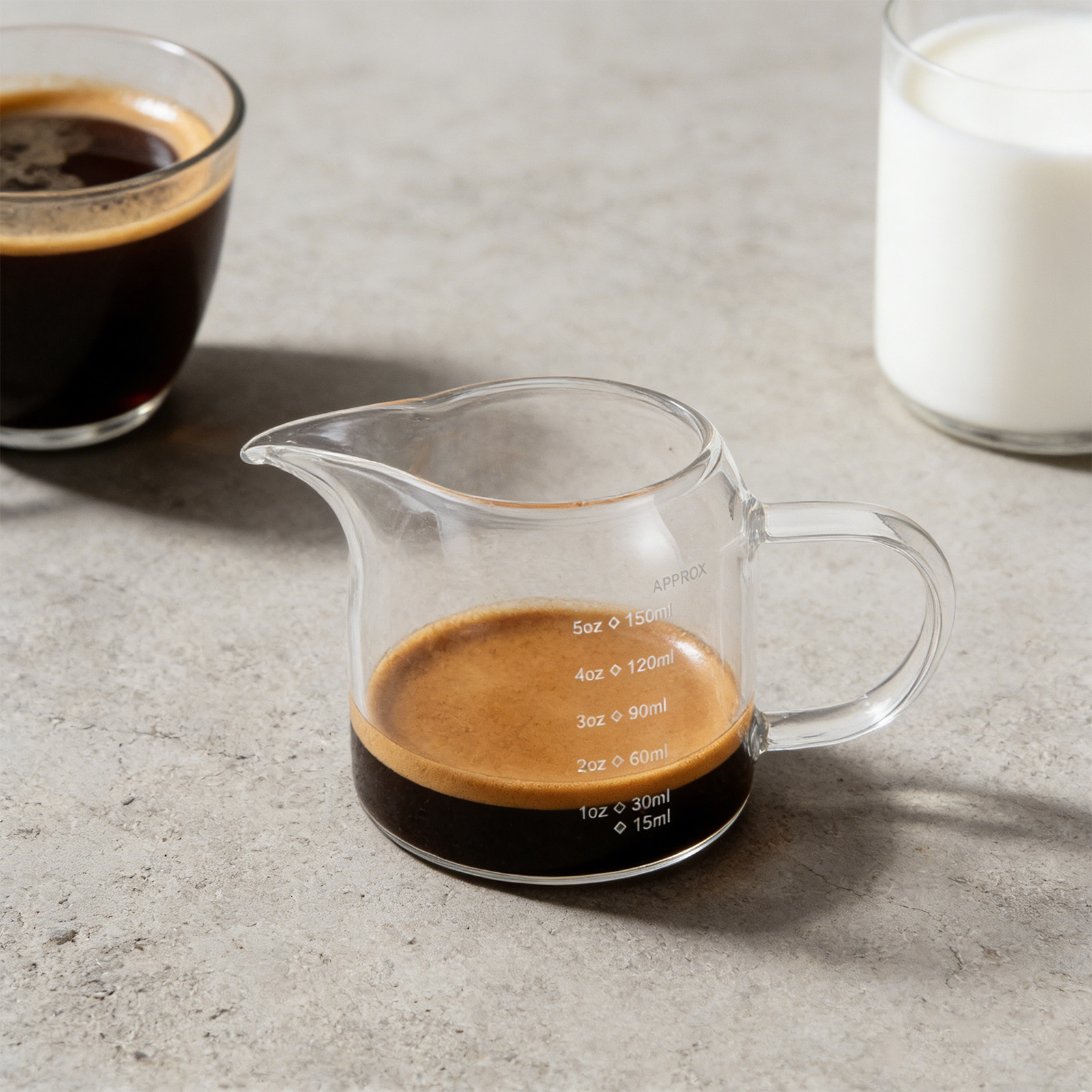 Glass Espresso Measuring Cup 1 - Espresso Shot Glass ulasan dan harga