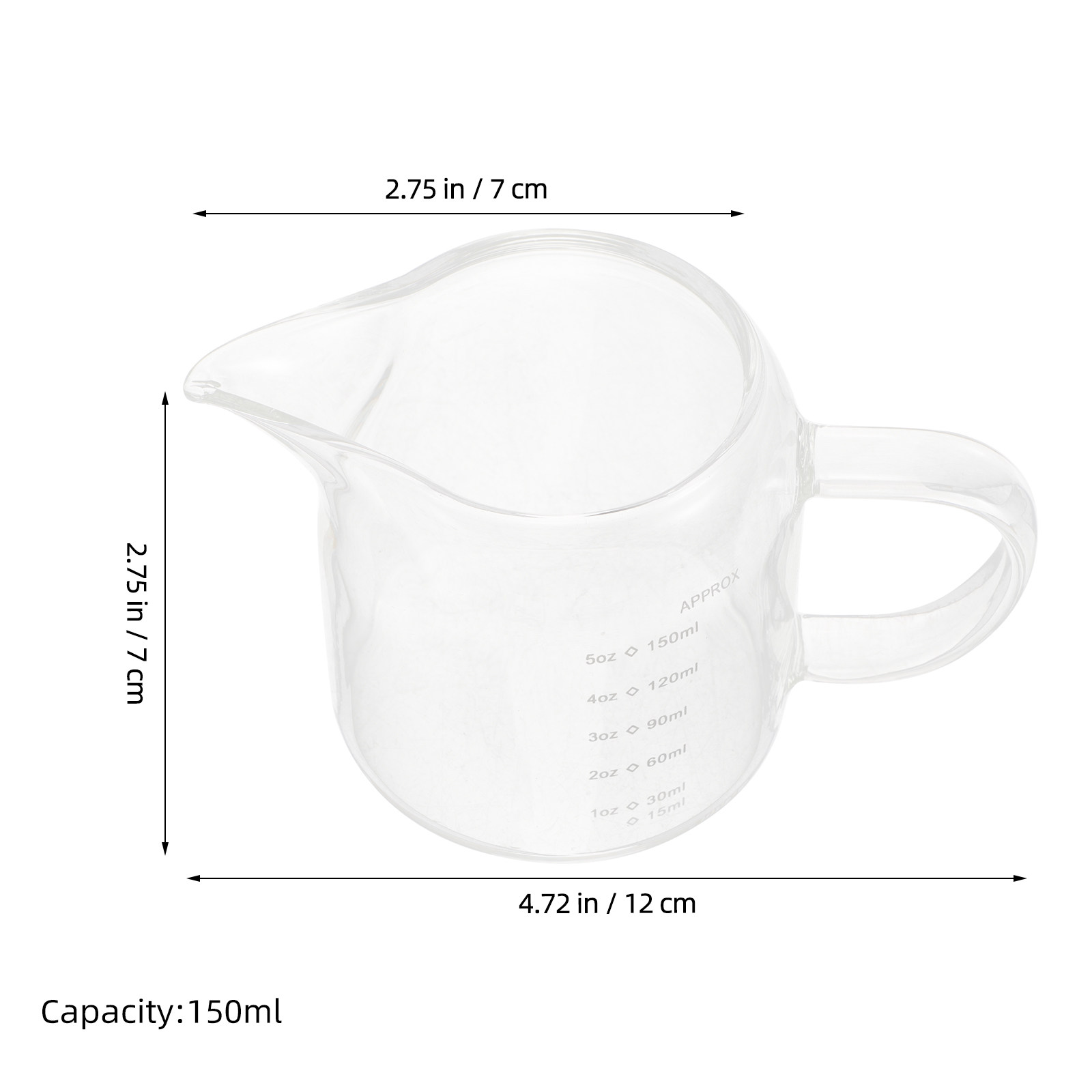 Glass Espresso Measuring Cup 1 - Espresso Shot Glass ulasan dan harga