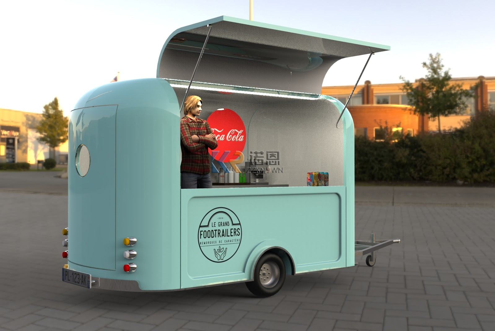 Fully Equipped Caravan Bar Ven - Mobile Coffee Van Equipment ulasan dan harga