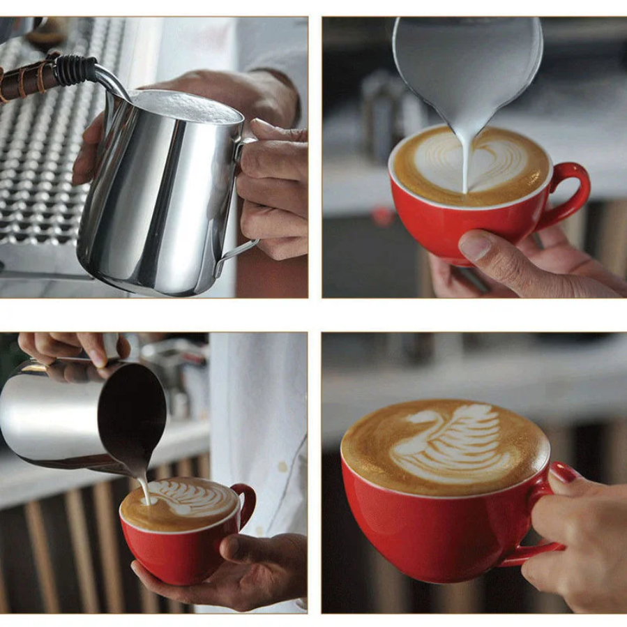 150/350/600ml Milk Jugs Fashio - Coffee Shop Equipment ulasan dan harga