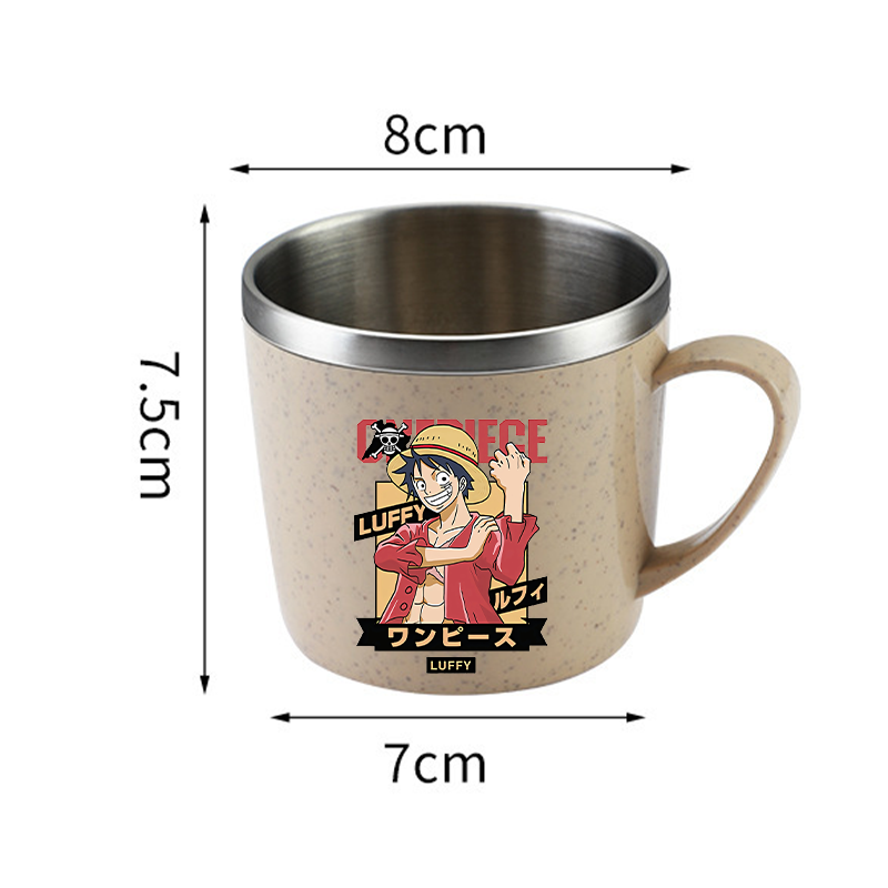 One Piece Water Cup Cartoon An - Espresso Shot Glass ulasan dan harga