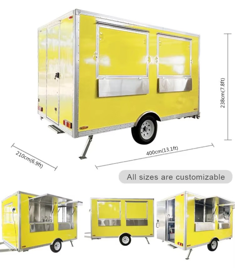 CE Certificate Fully Equipped  - Mobile Coffee Van Equipment ulasan dan harga