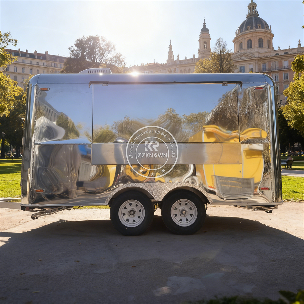 Street Stainless Steel Mobile  - Mobile Coffee Van Equipment ulasan dan harga