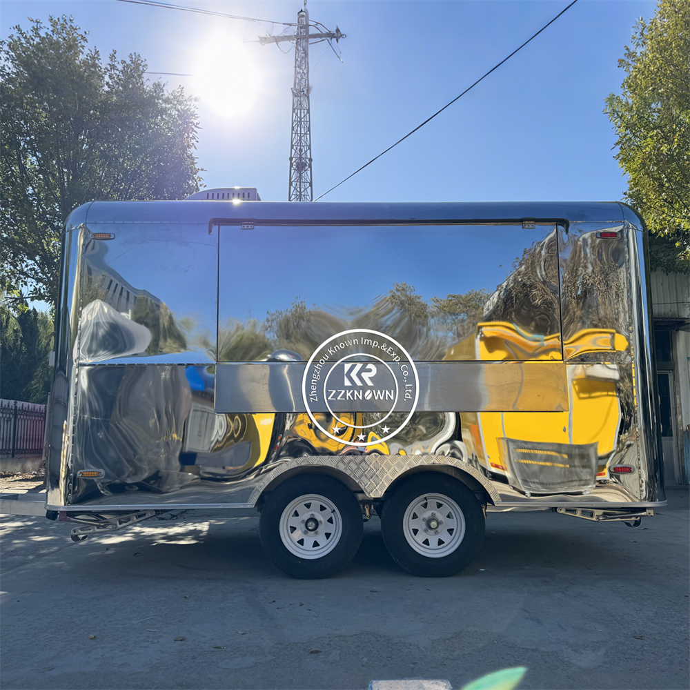 Street Stainless Steel Mobile  - Mobile Coffee Van Equipment ulasan dan harga