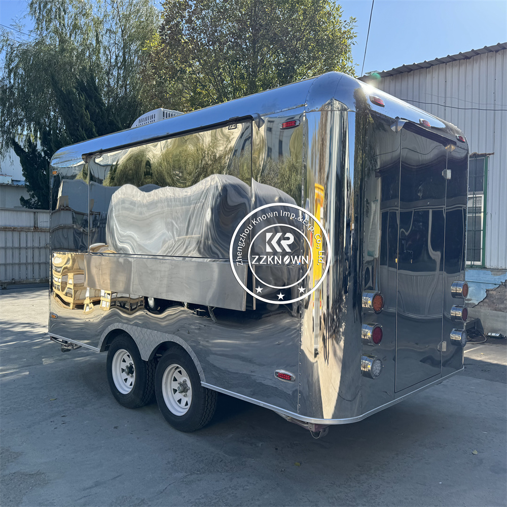 Street Stainless Steel Mobile  - Mobile Coffee Van Equipment ulasan dan harga