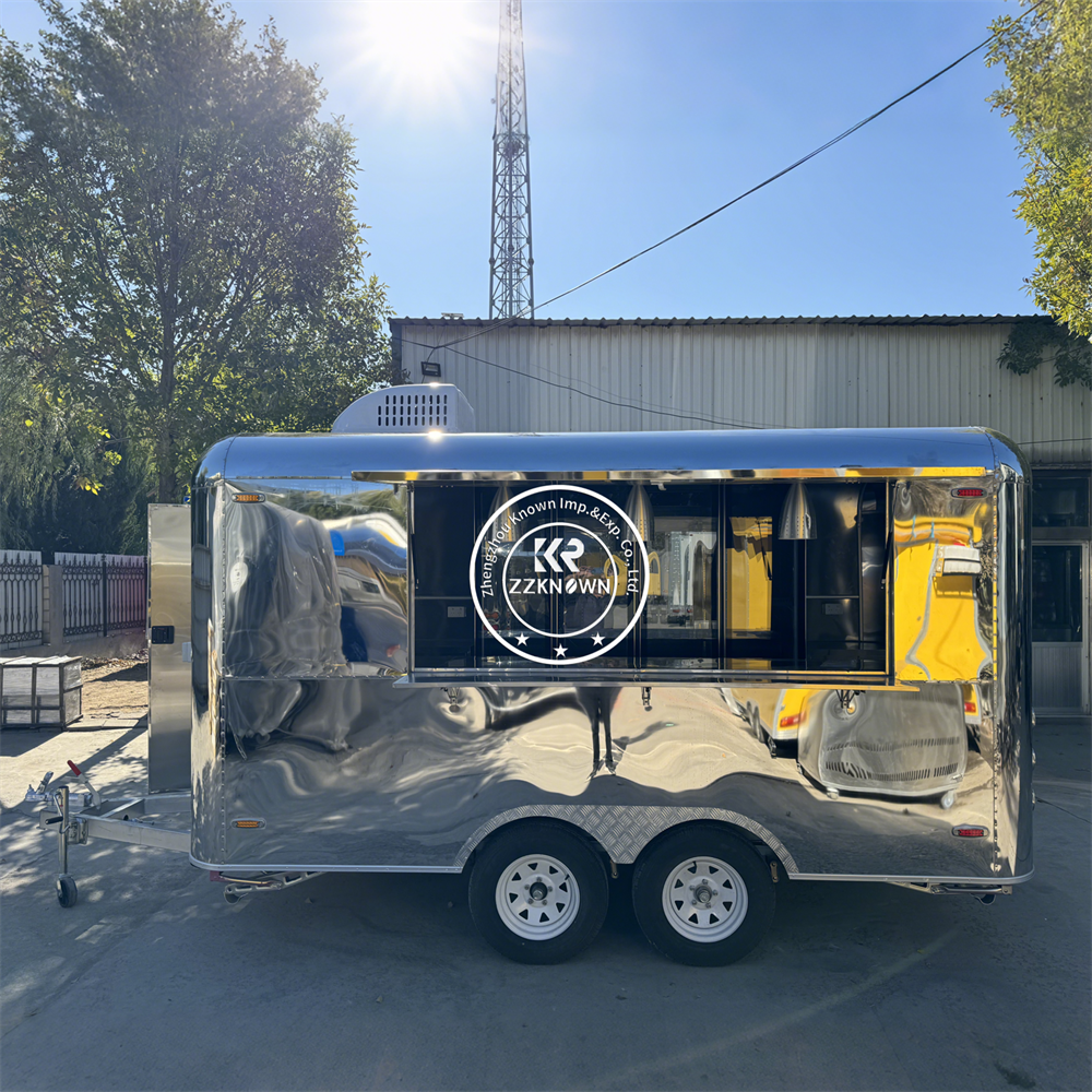 Street Stainless Steel Mobile  - Mobile Coffee Van Equipment ulasan dan harga