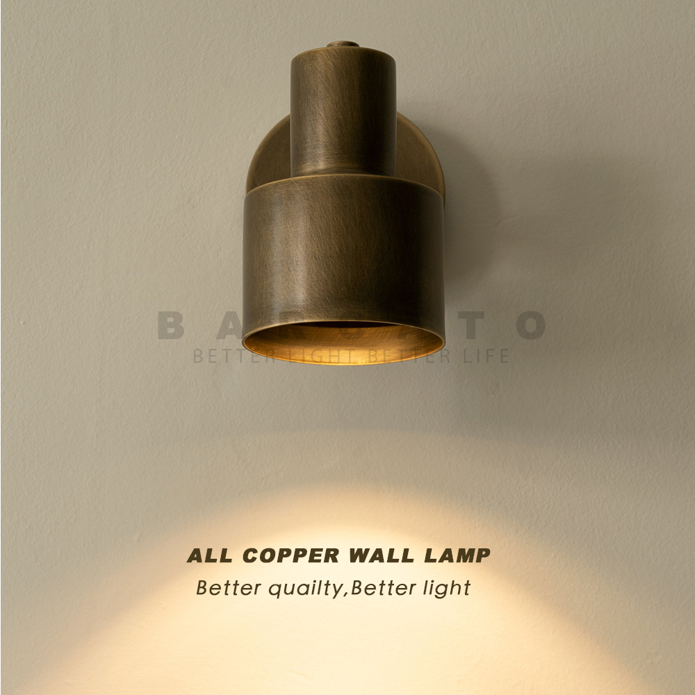 Brass LED Wall Lights Rotatabl - Coffee Quality Control ulasan dan harga