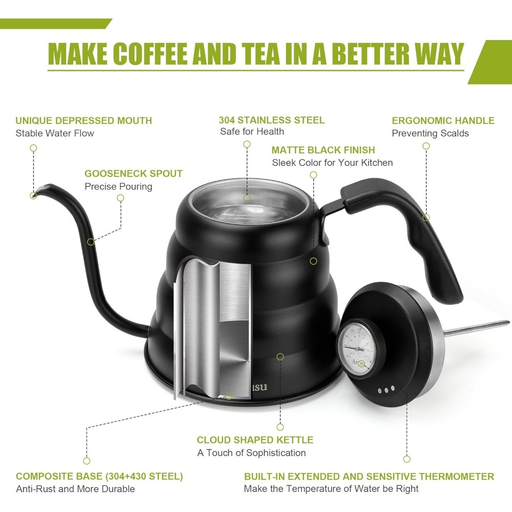 Stainless Steel Pour Over Coff - Coffee Quality Control ulasan dan harga