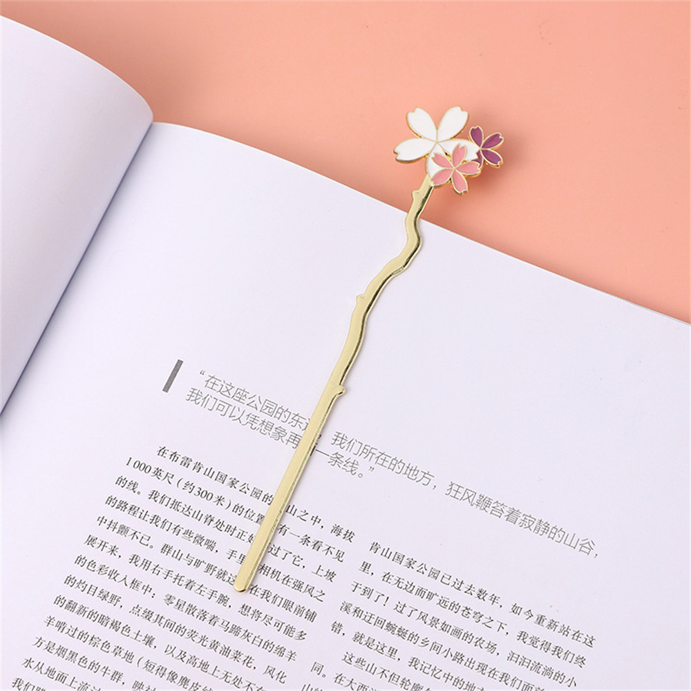 Metal Sakura Bookmark Creative - Coffee Shop Equipment ulasan dan harga