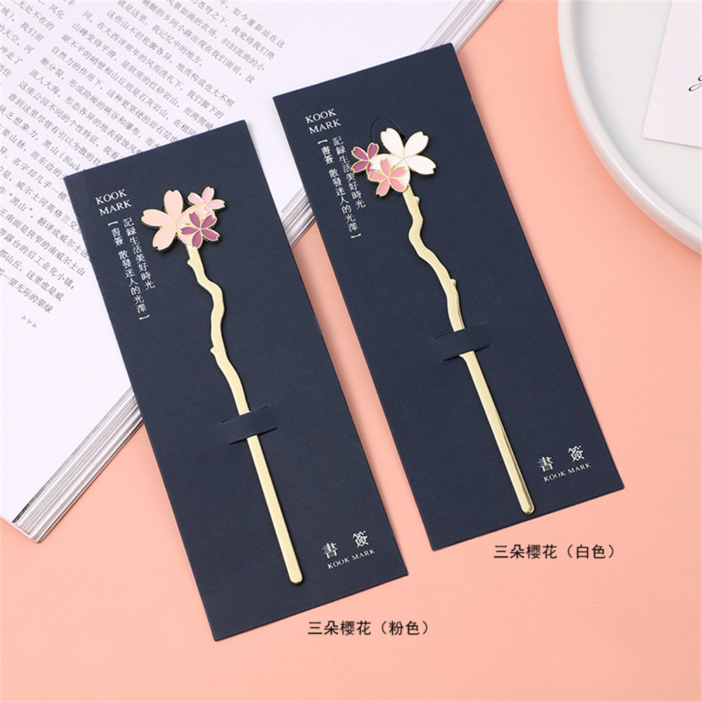 Metal Sakura Bookmark Creative - Coffee Shop Equipment ulasan dan harga
