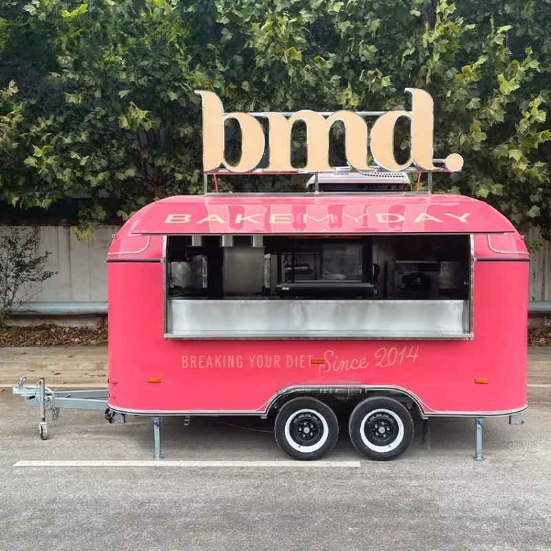 Mobile Food Trailer Bakery Ice - Mobile Coffee Van Equipment ulasan dan harga