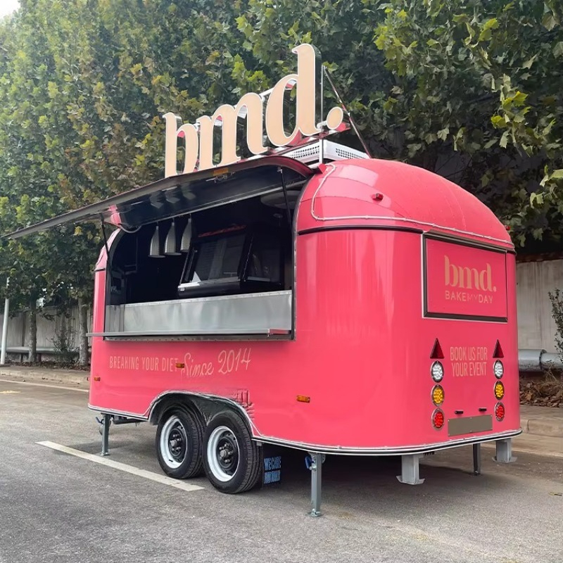 Mobile Food Trailer Bakery Ice - Mobile Coffee Van Equipment ulasan dan harga