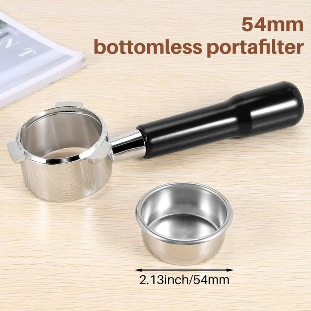 54mm 3 Ear Coffee Bottomless P - Naked Portafilter Bottomless ulasan dan harga
