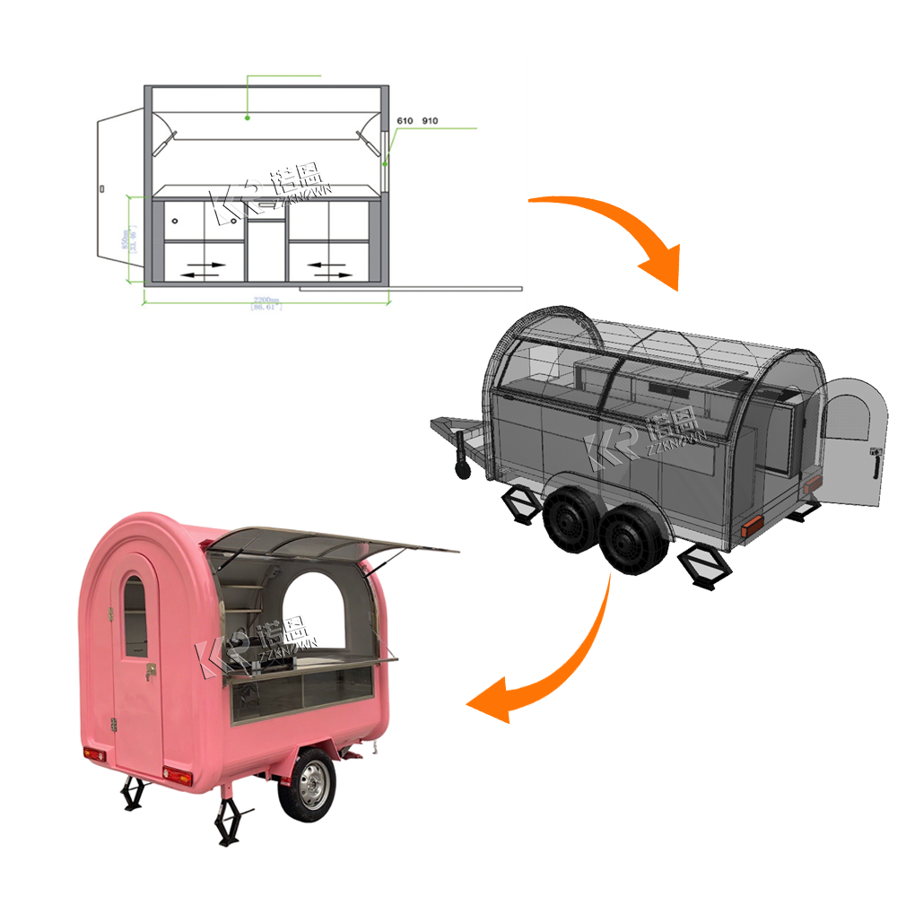 Commercial Street Concession F - Mobile Coffee Van Equipment ulasan dan harga